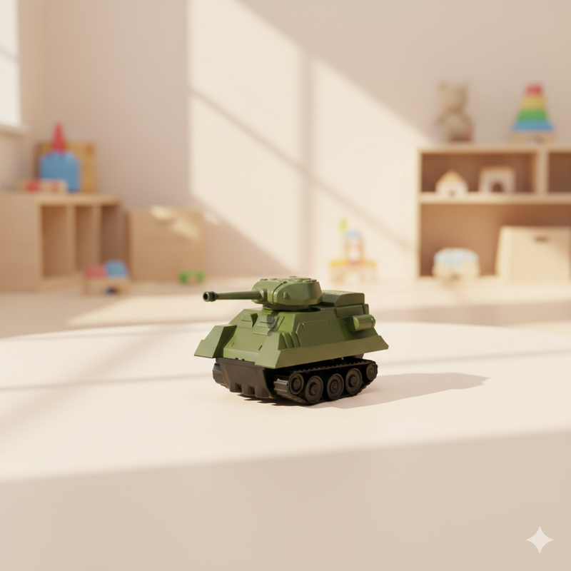Rysuś Czołg Zielony