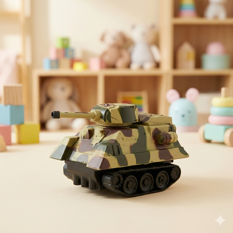 Rysuś Czołg Kamuflaż