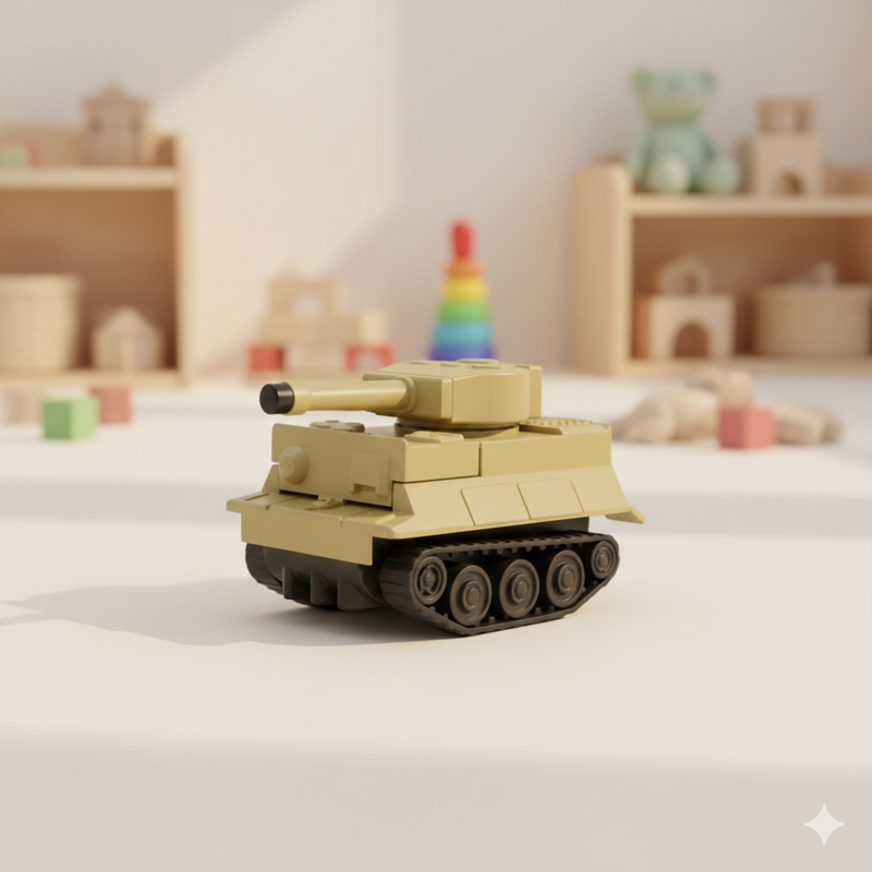Rysuś Czołg Beżowy